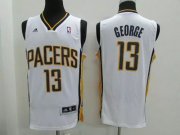 Wholesale Cheap Indiana Pacers #13 Paul George Revolution 30 Swingman White Jersey