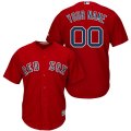 Wholesale Cheap Boston Red Sox Majestic Cool Base Custom Jersey Red