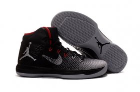 Wholesale Cheap Air Jordan 31 XXXI Shoes Black/Grey-Red