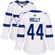 Wholesale Cheap Adidas Maple Leafs #44 Morgan Rielly White Authentic 2018 Stadium Series Women's Stitched NHL Jersey