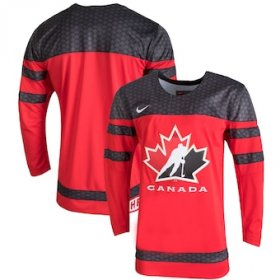 Cheap Men\'s Nike Red Hockey Canada - Team Replica Jersey
