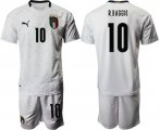 Wholesale Cheap 2021 Men Italy away 10 new style white soccer jerseys