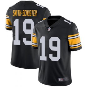 Wholesale Cheap Nike Steelers #19 JuJu Smith-Schuster Black Alternate Men\'s Stitched NFL Vapor Untouchable Limited Jersey