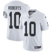 Wholesale Cheap Nike Raiders #10 Seth Roberts White Men's Stitched NFL Vapor Untouchable Limited Jersey