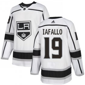 Wholesale Cheap Adidas Kings #19 Alex Iafallo White Road Authentic Stitched NHL Jersey