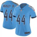 Wholesale Cheap Nike Titans #44 Vic Beasley Jr Light Blue Alternate Women's Stitched NFL Vapor Untouchable Limited Jersey