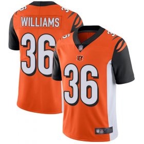 Wholesale Cheap Nike Bengals #36 Shawn Williams Orange Alternate Men\'s Stitched NFL Vapor Untouchable Limited Jersey