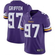 Wholesale Cheap Nike Vikings #97 Everson Griffen Purple Team Color Men's Stitched NFL Vapor Untouchable Limited Jersey