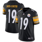 Wholesale Cheap Nike Steelers #19 JuJu Smith-Schuster Black Team Color Men's Stitched NFL Vapor Untouchable Limited Jersey