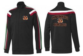 Wholesale Cheap NFL Cincinnati Bengals Heart Jacket Black_1