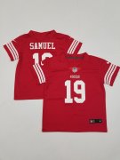Wholesale Cheap Toddler San Francisco 49ers #19 Deebo Samuel Limited Red Vapor Stitched Jersey