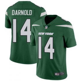 Wholesale Cheap Nike Jets #14 Sam Darnold Green Team Color Men\'s Stitched NFL Vapor Untouchable Limited Jersey