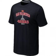 Wholesale Cheap Men's San Francisco 49ers Super Bowl XLVII Heart & Soul T-Shirt Black