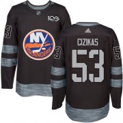 Wholesale Cheap Adidas Islanders #53 Casey Cizikas Black 1917-2017 100th Anniversary Stitched NHL Jersey