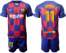 Wholesale Cheap Barcelona #11 O.Dembele Home Soccer Club Jersey