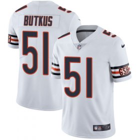 Wholesale Cheap Nike Bears #51 Dick Butkus White Men\'s Stitched NFL Vapor Untouchable Limited Jersey