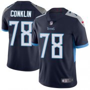 Wholesale Cheap Nike Titans #78 Jack Conklin Navy Blue Team Color Men's Stitched NFL Vapor Untouchable Limited Jersey