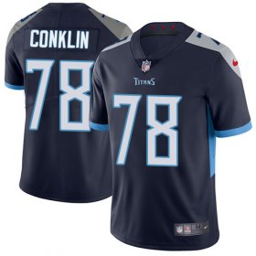 Wholesale Cheap Nike Titans #78 Jack Conklin Navy Blue Team Color Men\'s Stitched NFL Vapor Untouchable Limited Jersey
