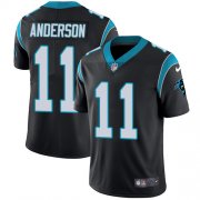 Wholesale Cheap Nike Panthers #11 Robby Anderson Black Team Color Men's Stitched NFL Vapor Untouchable Limited Jersey