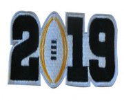 Wholesale Cheap 2019 College Football National Championship Game Jersey Black Number Patch