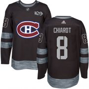 Wholesale Cheap Adidas Canadiens #8 Ben Chiarot Black 1917-2017 100th Anniversary Stitched NHL Jersey