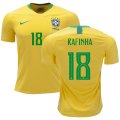 Wholesale Cheap Brazil #18 Rafinha Home Soccer Country Jersey