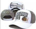 Wholesale Cheap NHL Chicago Blackhawks 2015 Stanley Cup Champions Clean-Up Adjustable Hat LH23