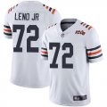 Wholesale Cheap Nike Bears #72 Charles Leno Jr White Alternate Men's Stitched NFL Vapor Untouchable Limited 100th Season Jersey