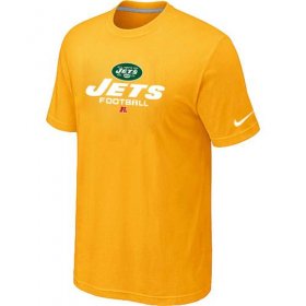 Wholesale Cheap Nike New York Jets Big & Tall Critical Victory NFL T-Shirt Yellow