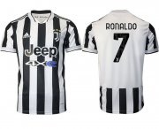 Wholesale Cheap Men 2021-2022 Club Juventus home aaa version white 7 Adidas Soccer Jersey