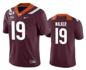 Wholesale Cheap Men\'s Virginia Tech Hokies #19 J.R. Walker Maroon 150th College Football Nike Jersey