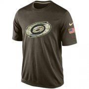 Wholesale Cheap Men's Carolina Hurricanes Salute To Service Nike Dri-FIT T-Shirt