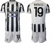Wholesale Cheap Men 2021-2022 Club Juventus home white 19 Adidas Soccer Jerseys