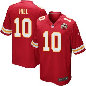 Wholesale Cheap Nike Chiefs #10 Tyreek Hill Red Team Color Youth Stitched NFL Elite Jersey