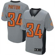 Wholesale Cheap Nike Bears #34 Walter Payton Grey Shadow Youth Stitched NFL Elite Jersey