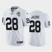 Wholesale Cheap Nike Las Vegas Raiders 28 Josh Jacobs White 2020 Inaugural Season Vapor Untouchable Limited Jersey