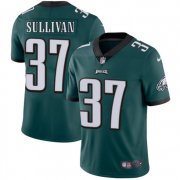 Wholesale Cheap Nike Eagles #37 Tre Sullivan Midnight Green Team Color Men's Stitched NFL Vapor Untouchable Limited Jersey