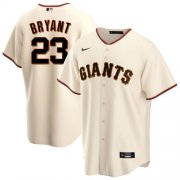 Wholesale Cheap Men's San Francisco Giants #23 Kris Bryant Cream Cool Base Nike Jersey