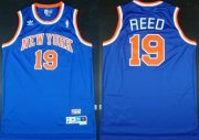 Wholesale Cheap New York Knicks #19 Willis Reed Blue Swingman Throwback Jersey