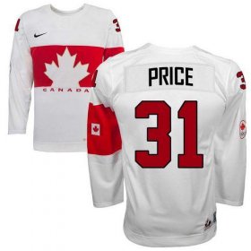 Wholesale Cheap Olympic 2014 CA. #31 Carey Price White Stitched NHL Jersey