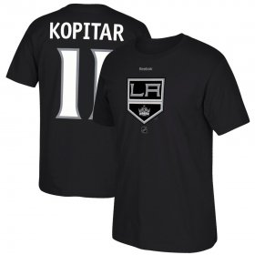 Wholesale Cheap Los Angeles Kings #11 Anze Kopitar Reebok Center Ice TNT Reflect Logo Name & Number T-Shirt Black