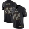 Wholesale Cheap Nike Bears #52 Khalil Mack Black/Gold Men's Stitched NFL Vapor Untouchable Limited Jersey