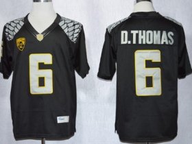 Wholesale Cheap Oregon Ducks #6 DeAnthony Thomas 2013 Black Limited Jersey