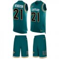 Wholesale Cheap Nike Jaguars #21 C.J. Henderson Teal Green Team Color Men's Stitched NFL Limited Tank Top Suit Jersey