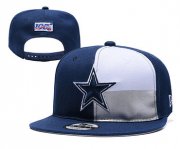 Wholesale Cheap Cowboys Team Logo Navy White 2019 Draft Adjustable Hat YD