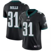 Wholesale Cheap Nike Eagles #31 Jalen Mills Black Alternate Men's Stitched NFL Vapor Untouchable Limited Jersey