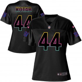 Wholesale Cheap Nike Giants #44 Doug Kotar Black Women\'s NFL Fashion Game Jersey