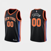 Wholesale Cheap Men's New York Knicks Active Custom 2022-23 Black City Edition Stitched Basketball Jersey