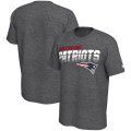 Wholesale Cheap New England Patriots Nike Sideline Line of Scrimmage Legend Performance T-Shirt Heathered Gray
