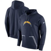 Wholesale Cheap Men's Los Angeles Chargers Nike Navy Champ Drive Vapor Speed Performance Pullover Hoodie